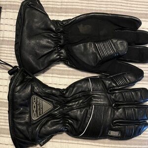 Choko Black Protective Men's Motorcycle Gloves